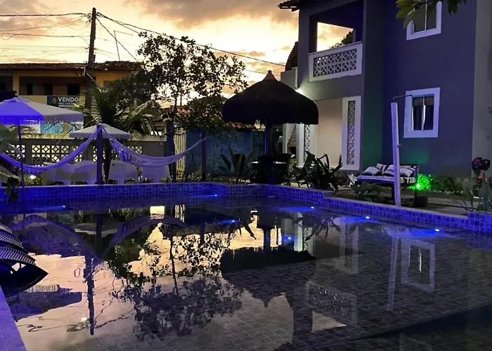 Pousada com piscina: Chalés Caiçara Serrambi